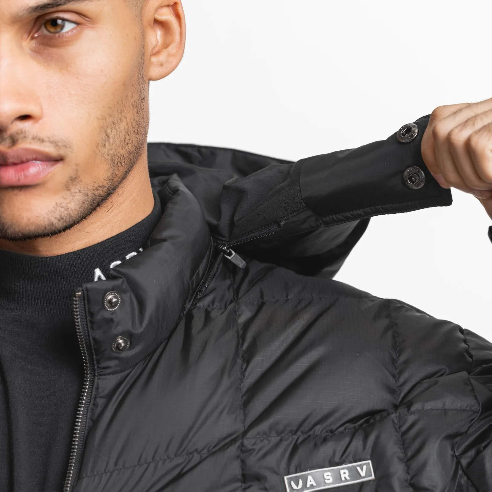 0551. Weather-Ready Down Puffer Jacket - Black