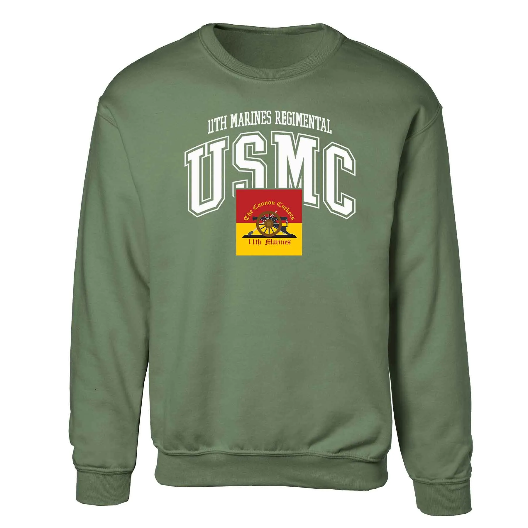 11th Marines Regimental Arched Sweatshirt