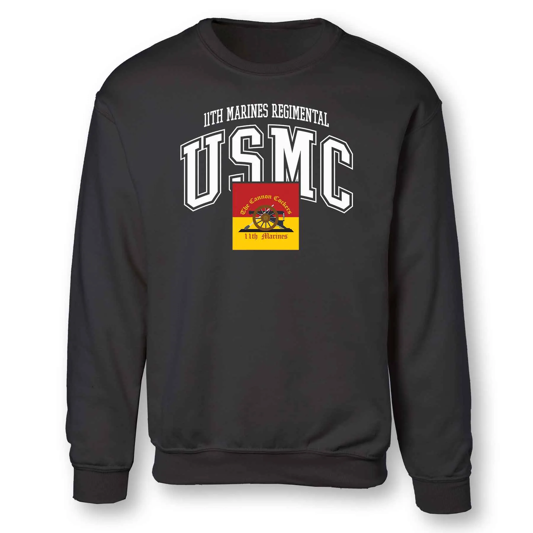 11th Marines Regimental Arched Sweatshirt