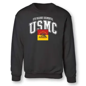 11th Marines Regimental Arched Sweatshirt