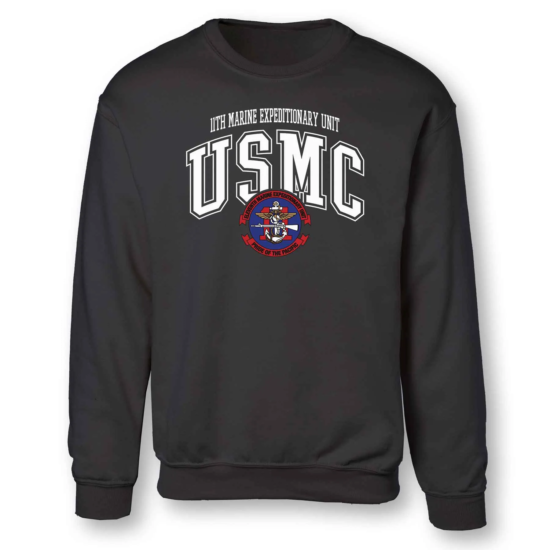 11TH MEU Pride Of The Pacific Arched Sweatshirt