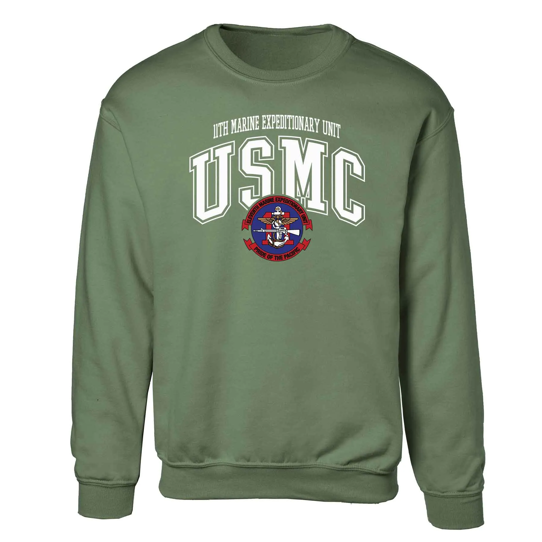 11TH MEU Pride Of The Pacific Arched Sweatshirt