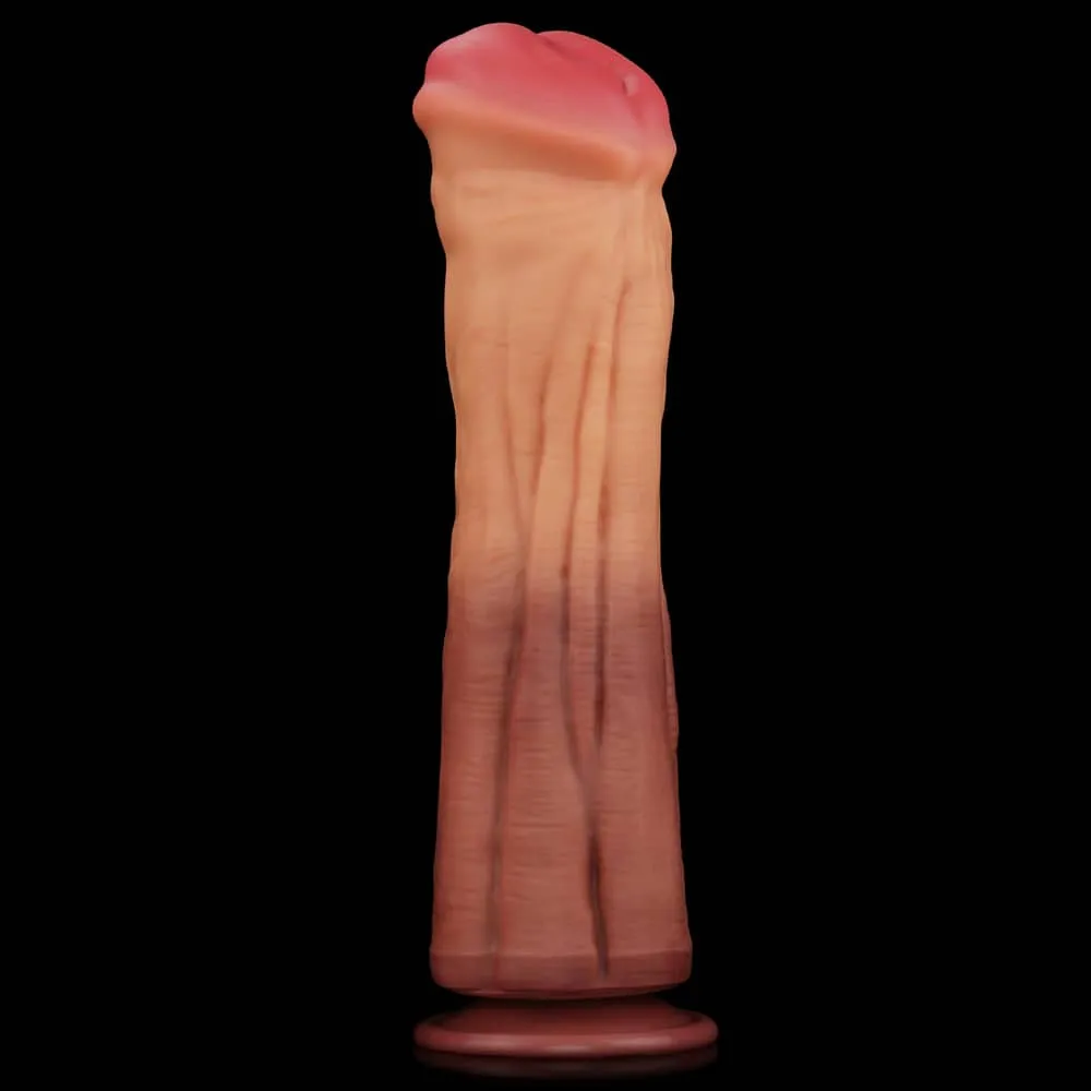 12" Dual Density Platinum Silicone Horse Dildo