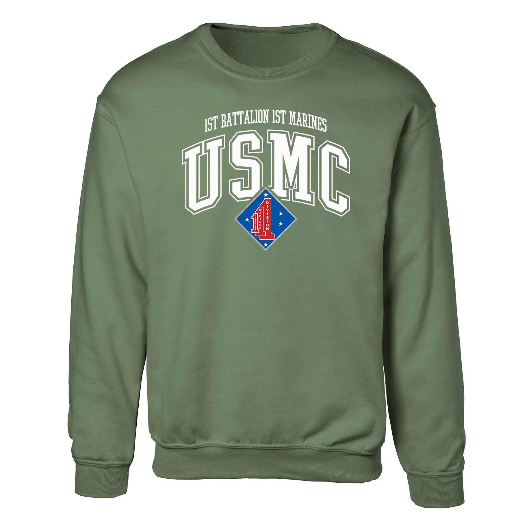 1st Battalion 1st Marines Arched Sweatshirt