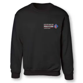 1st Battalion 1st Marines Proud Veteran Sweatshirt