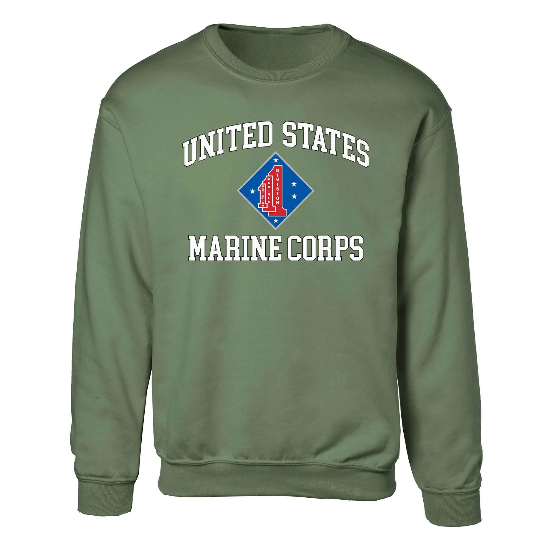 1st Battalion 1st Marines USMC Sweatshirt