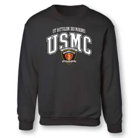 1st Battalion 3rd Marines Arched Sweatshirt