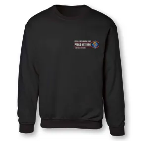 1st Battalion 4th Marines Proud Veteran Sweatshirt