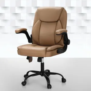 2-Point Massage Office Chair PU Leather, Adjustable - Artiss