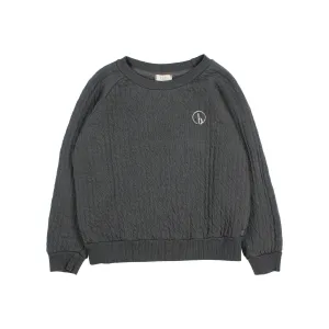 6674-PADDED SWEATSHIRT-Anracite