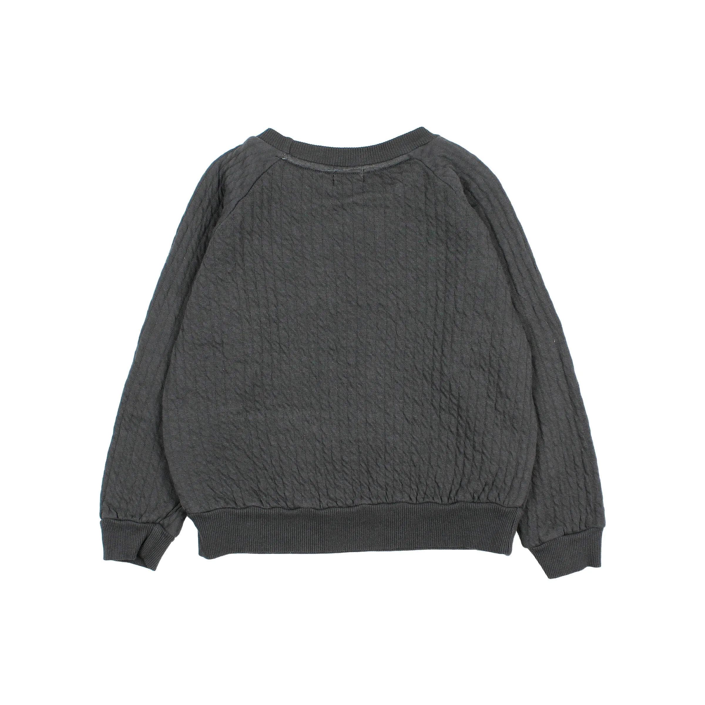 6674-PADDED SWEATSHIRT-Anracite