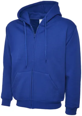 Adults Classic Full Zip Hooded Sweatshirt | Royal