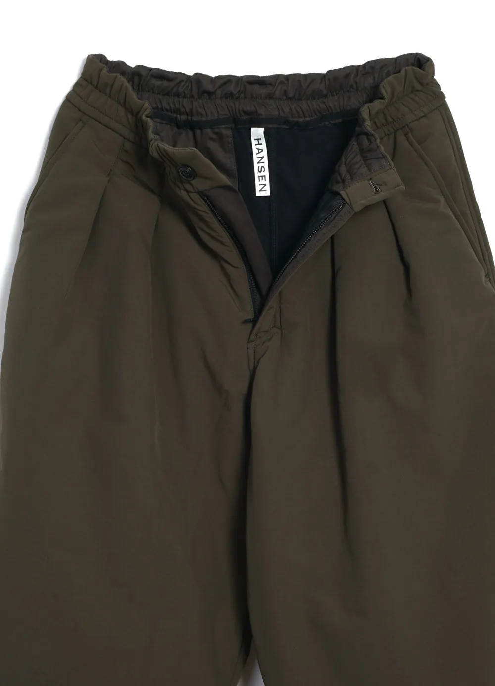 ANDY 28-23-6 | Wide Cut Padded Trousers | Padded Olive