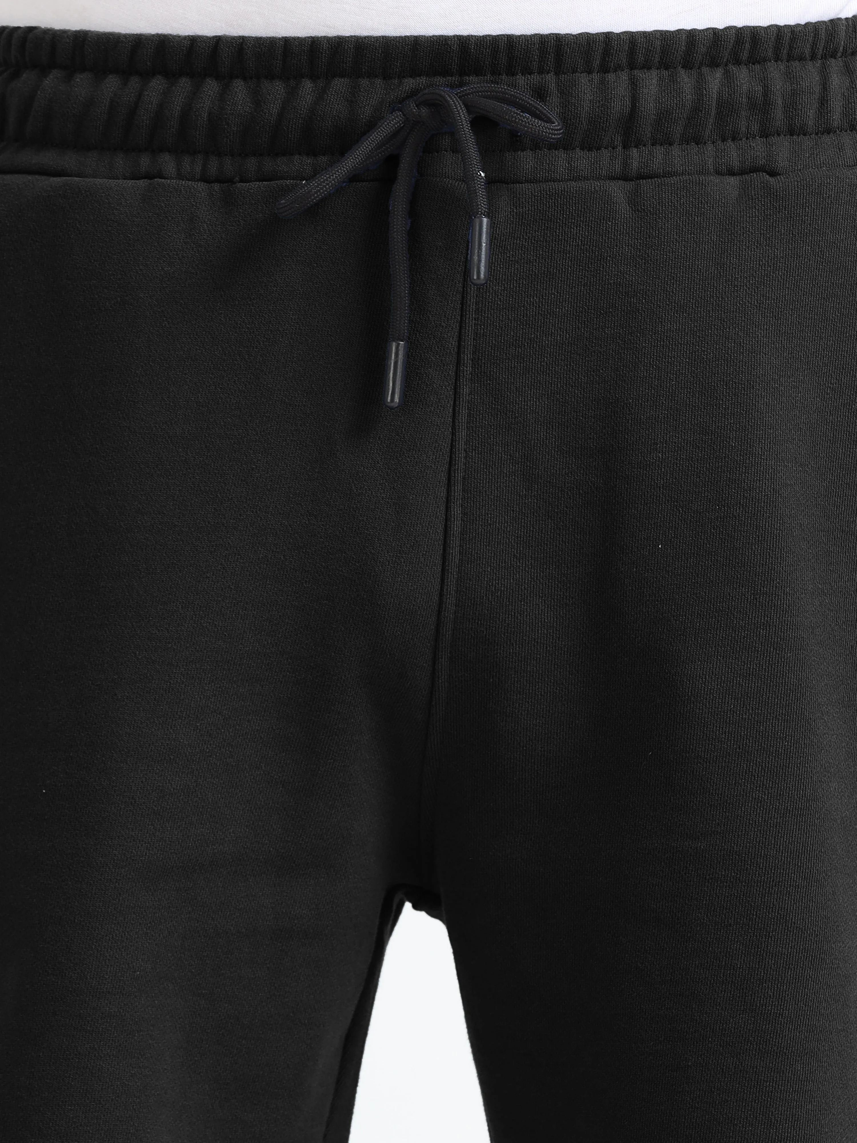 Asheran - Plain Cotton Shorts - Black