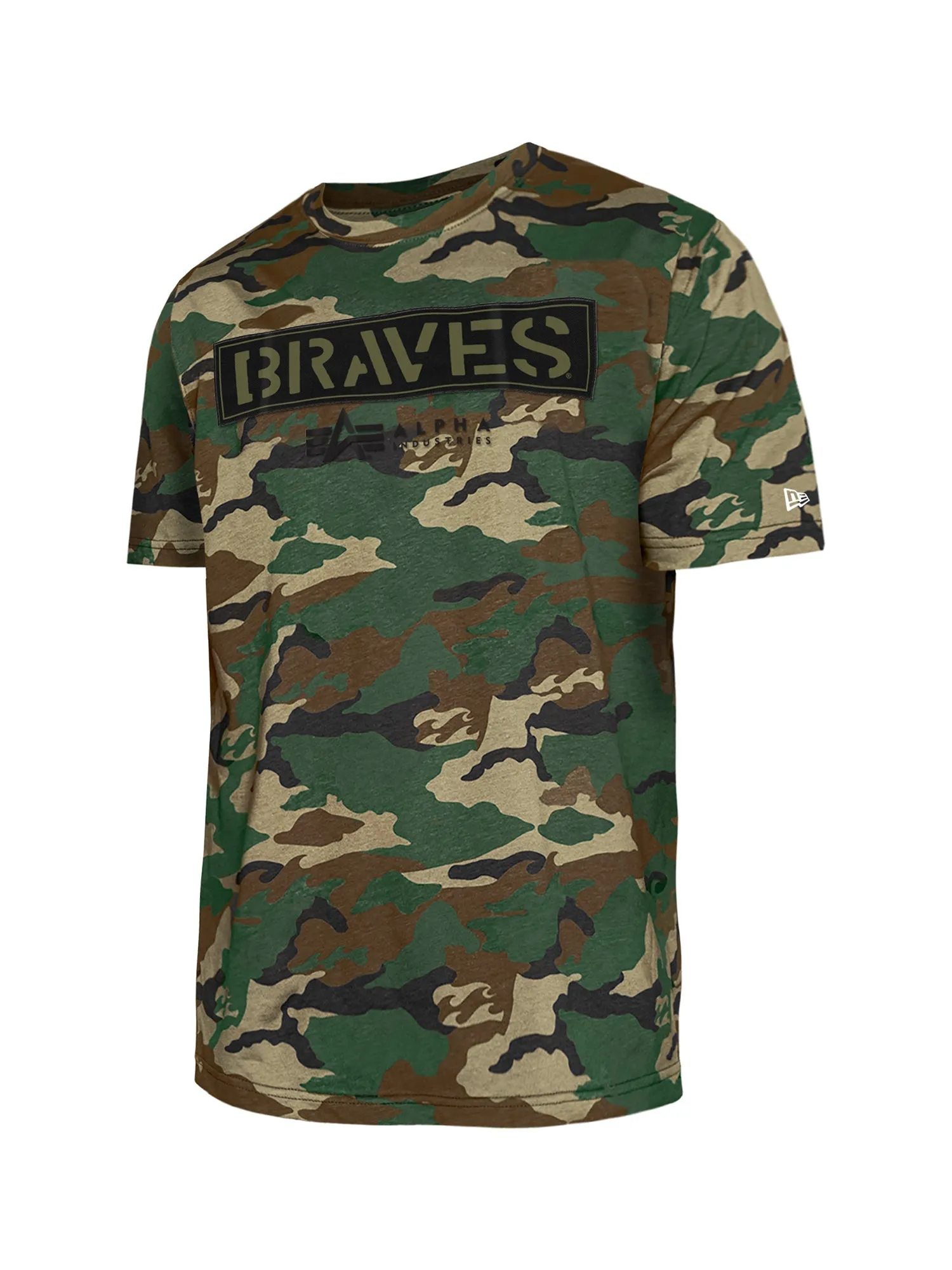 ATLANTA BRAVES X ALPHA X NEW ERA CAMO T-SHIRT