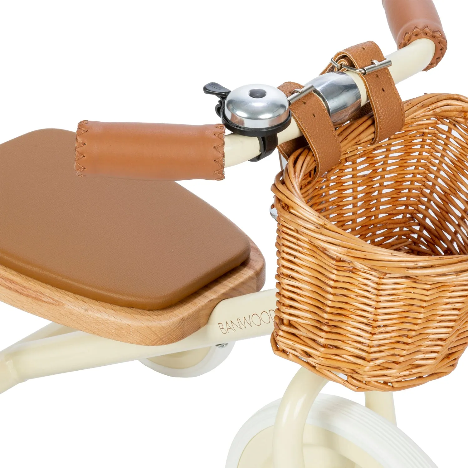 Banwood Trike (and basket)- Cream