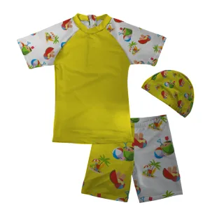 Beach Goods Boy's Three-Piece Swimwear