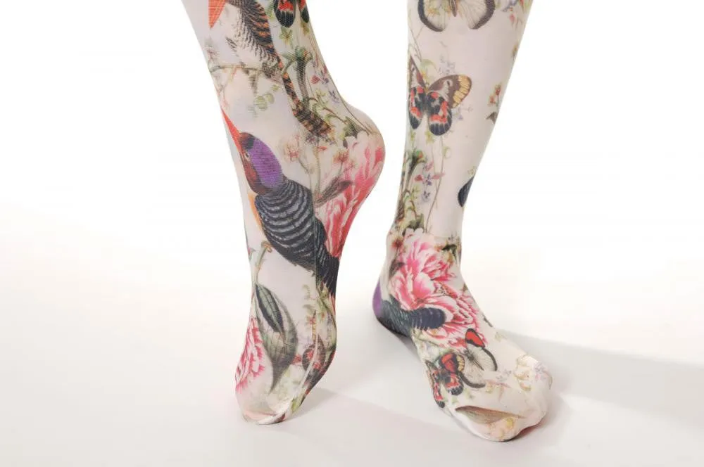 Beautiful Tights With Birds