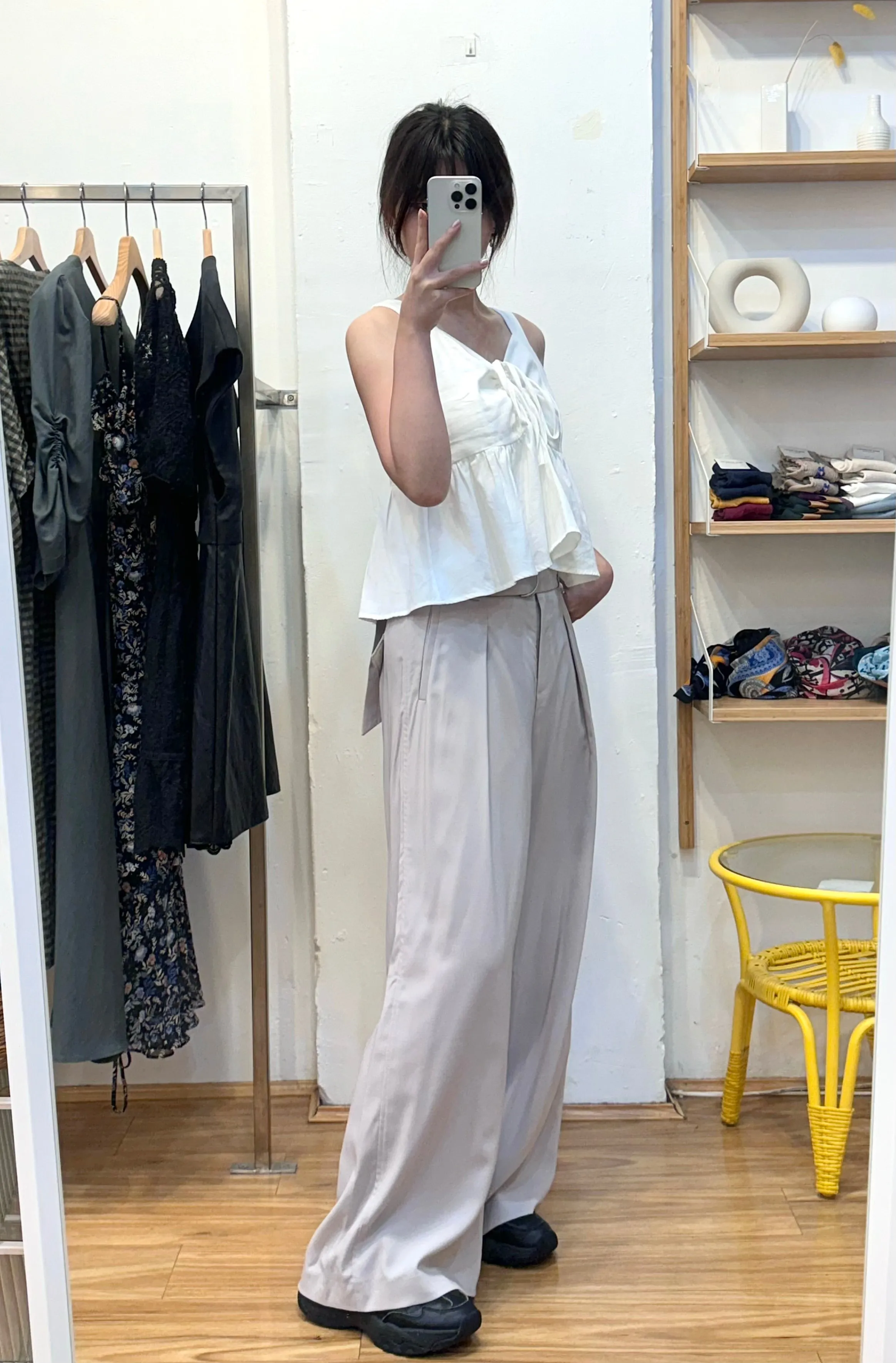 Belted Wide Pants