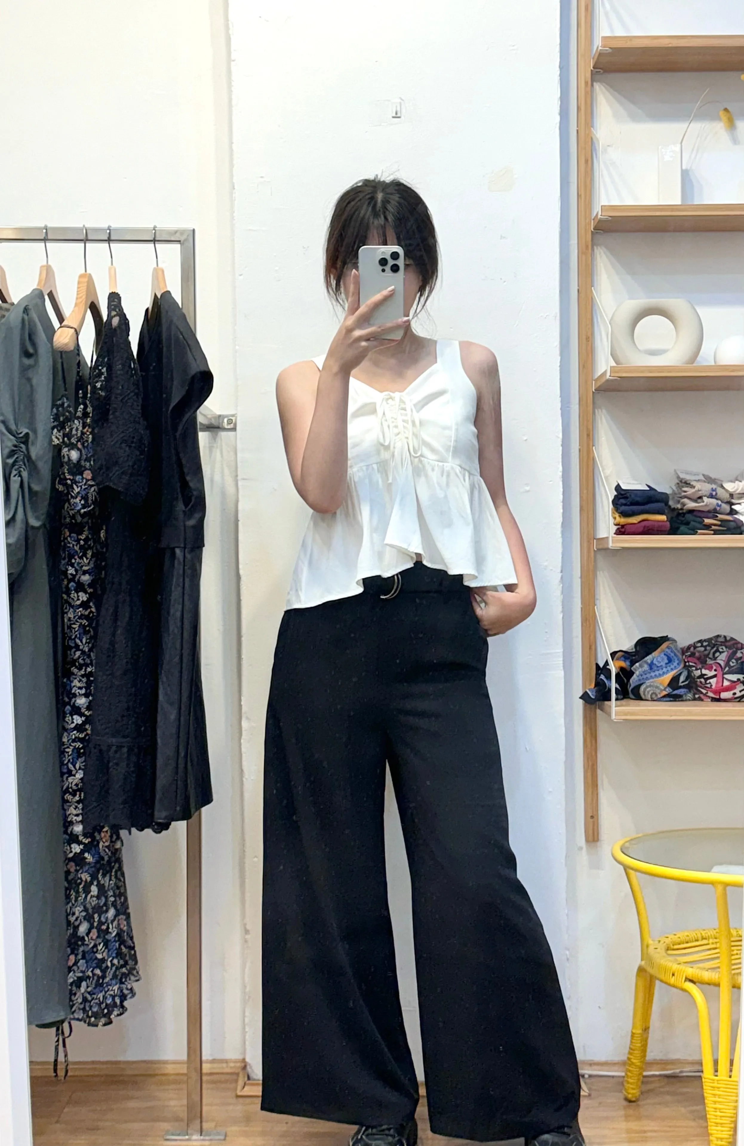 Belted Wide Pants