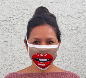 Big Lips Cloth Face Mask