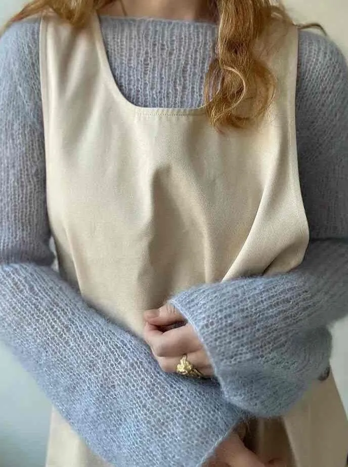 Blouse no 1 Light by My Favourite Things Knitwear, Silk Mohair yarn kit (excl pattern)