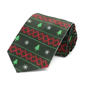 Boys' Christmas Sweater Necktie