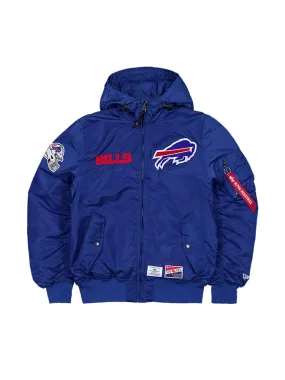 BUFFALO BILLS X ALPHA X NEW ERA L-2B BOMBER JACKET