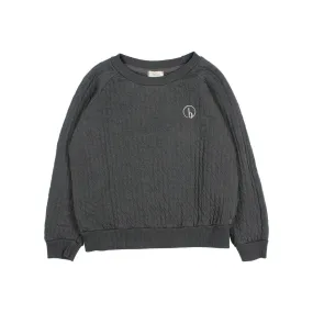 Buho Antracite Padded Sweatshirt