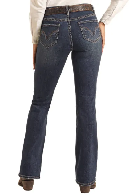 BW4RD04045 - Rock&Roll Denim Women's REGULAR FIT RIDING JEANS