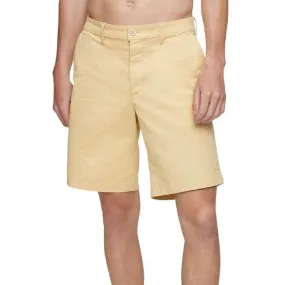 Calvin Klein Men's Brushed Comfort Chinos, Butter Yellow Shorts, Size 36W, NWT!!