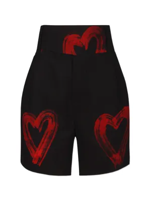 Casj Vol 2 Red Heart Adire Shorts