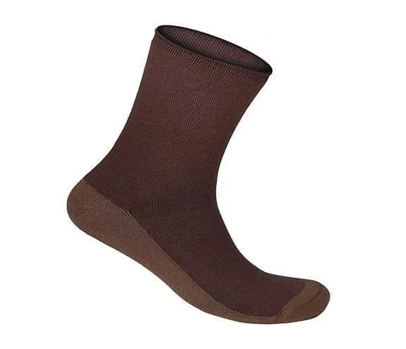 Casual/Dress Sock-Dark Brown (3 Pairs)