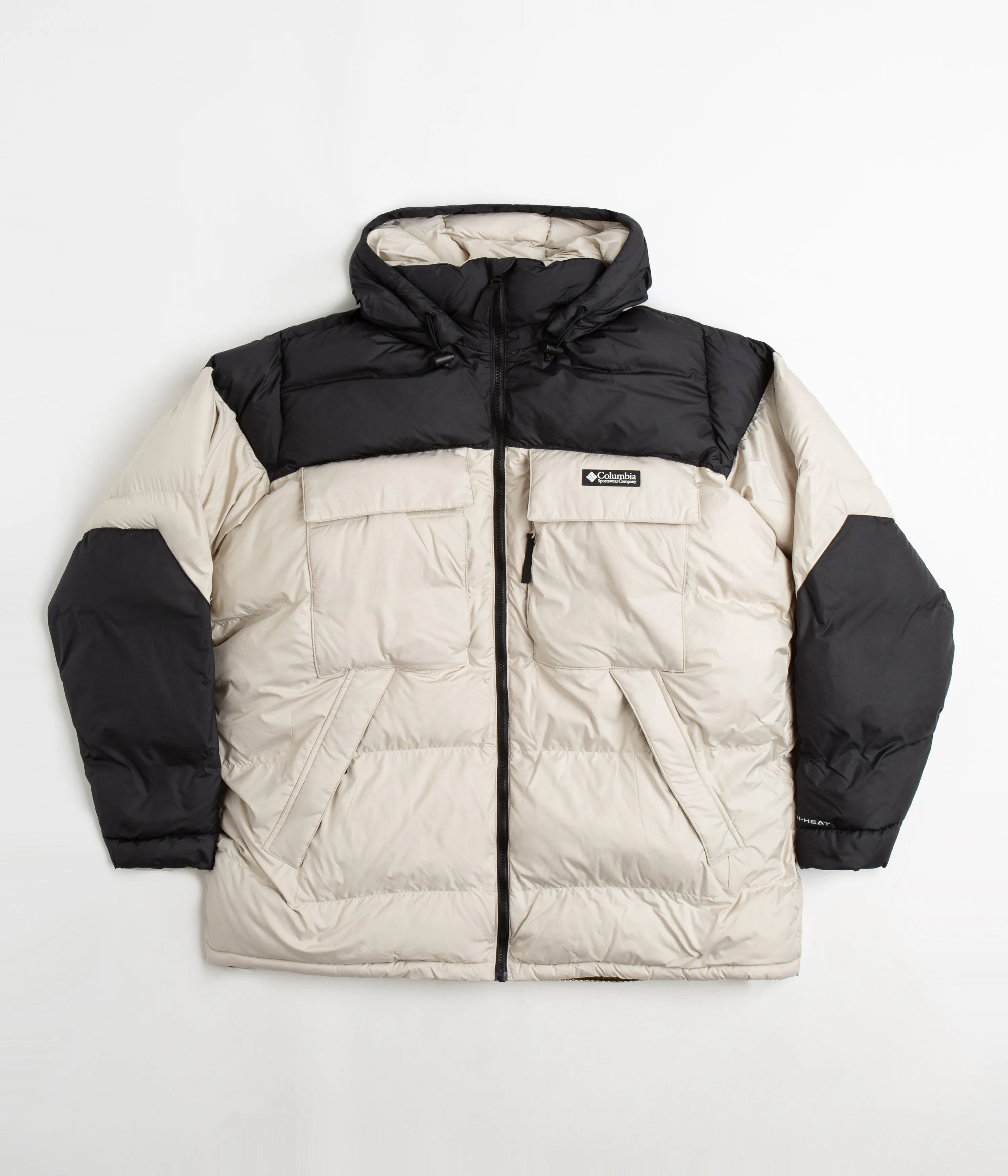 Columbia Ballistic Ridge Oversized Puffer Jacket - Dark Stone / Black