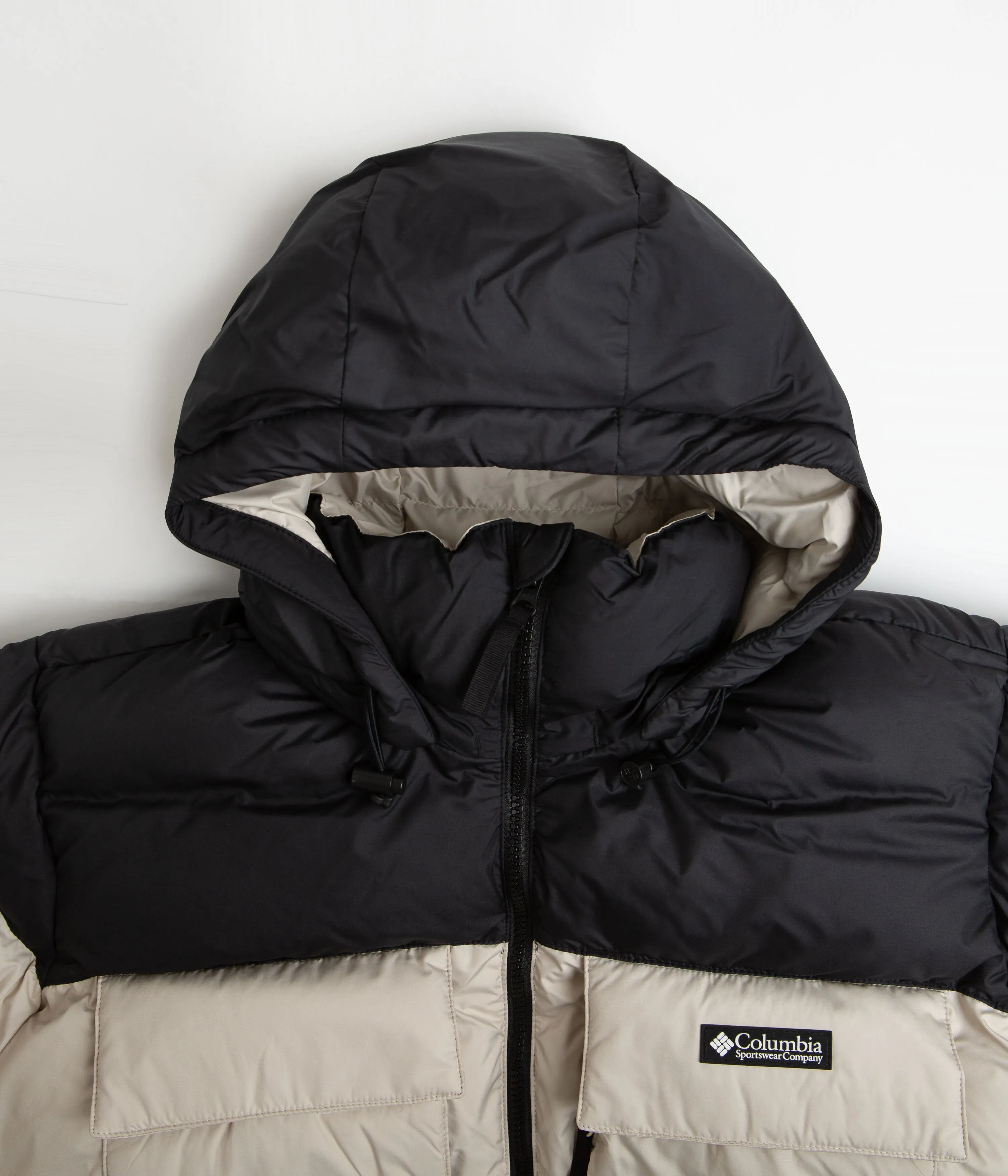 Columbia Ballistic Ridge Oversized Puffer Jacket - Dark Stone / Black