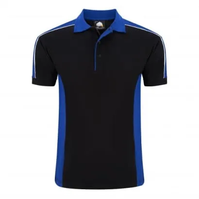 Contrast Avocet Uniform Polo Shirt with Piping -1188