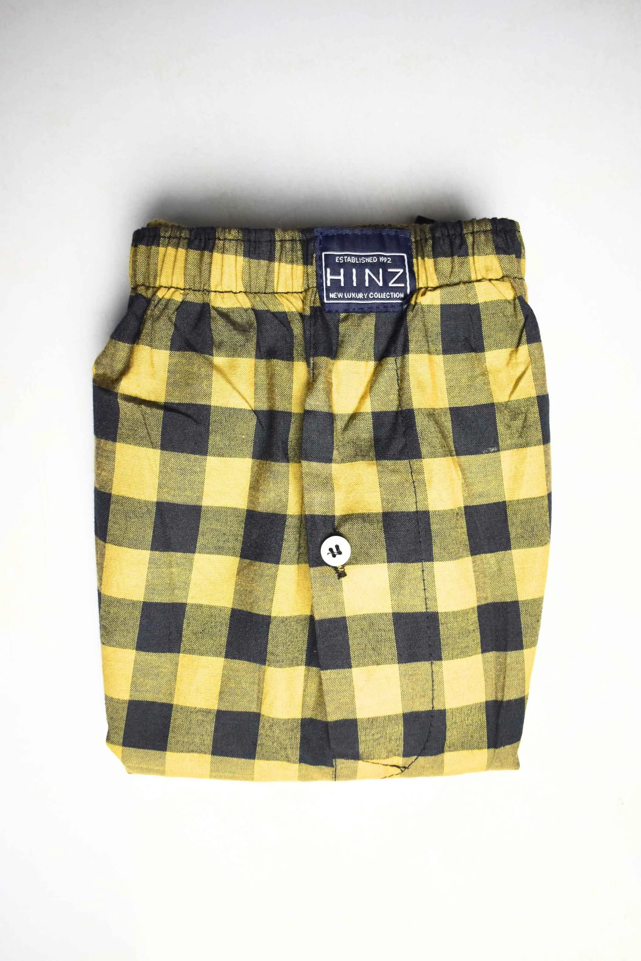 Cotton Boxer Shorts Check Design