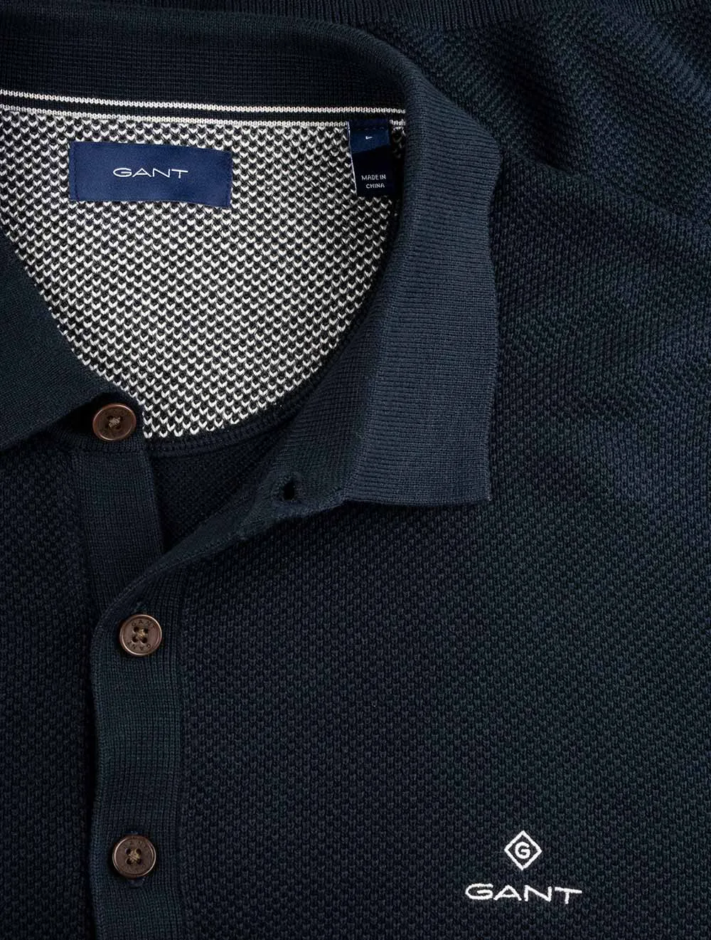 Cotton Pique Polo-Evening Blue