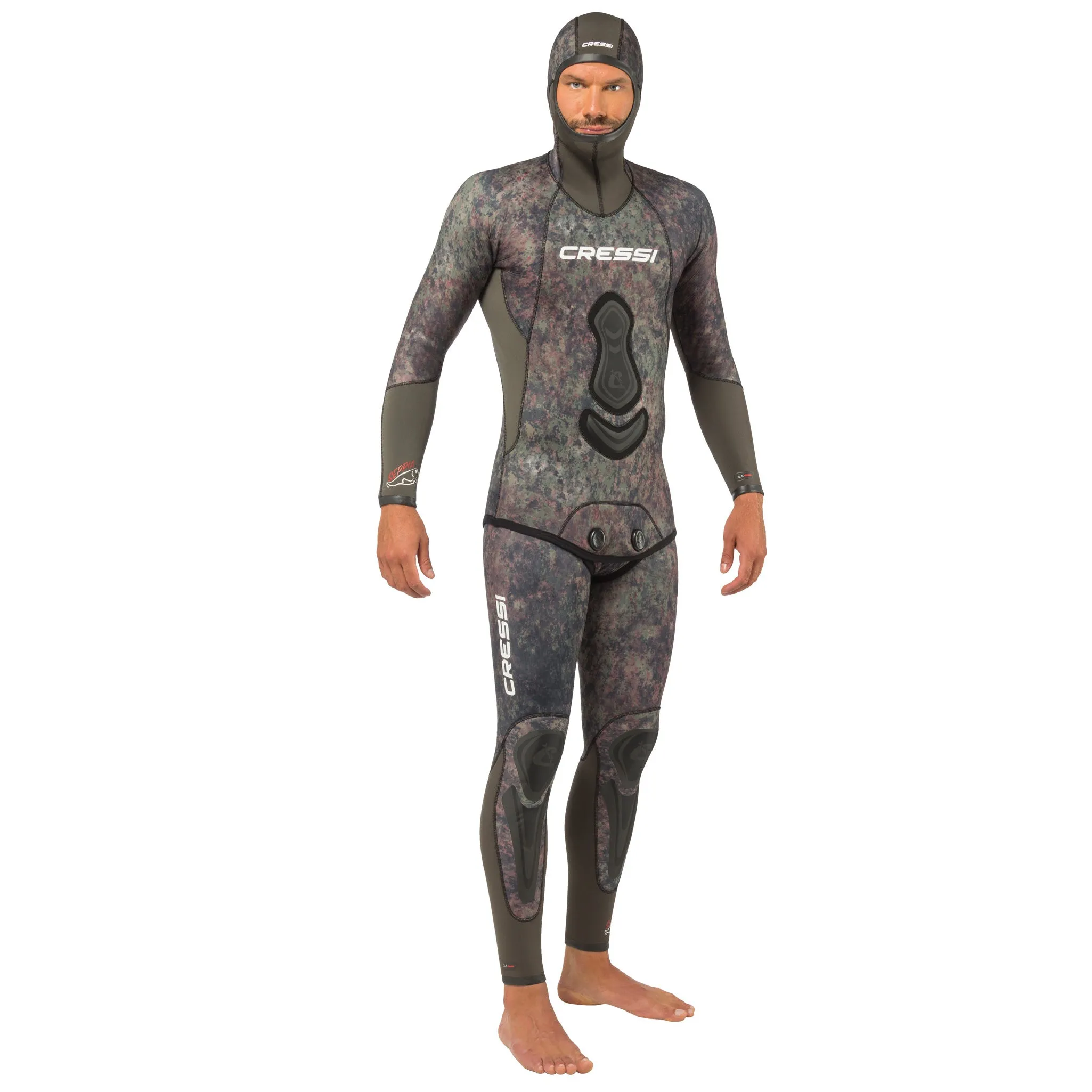 Cressi 7mm Mens Seppia 2-piece Freediving Wetsuit