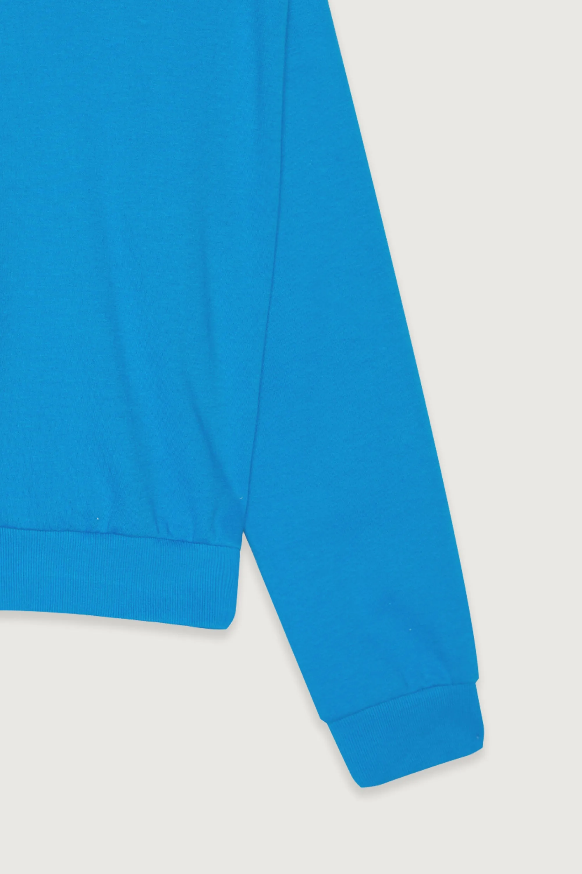 CREWNECK SWEATSHIRT WITH SHOULDER PADS