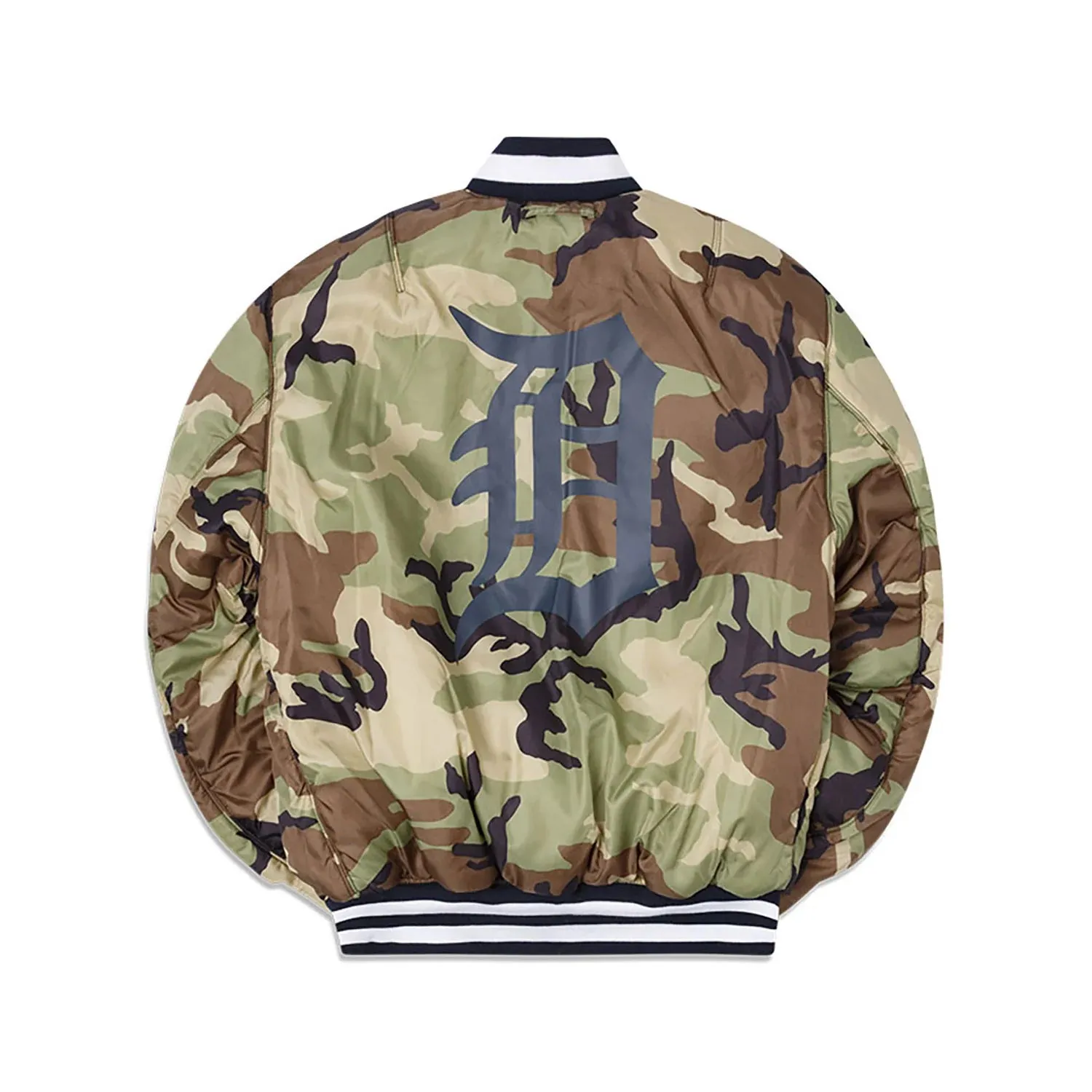 DETROIT TIGERS X ALPHA INDUSTRIES X NEW ERA MA-1 BOMBER JACKET