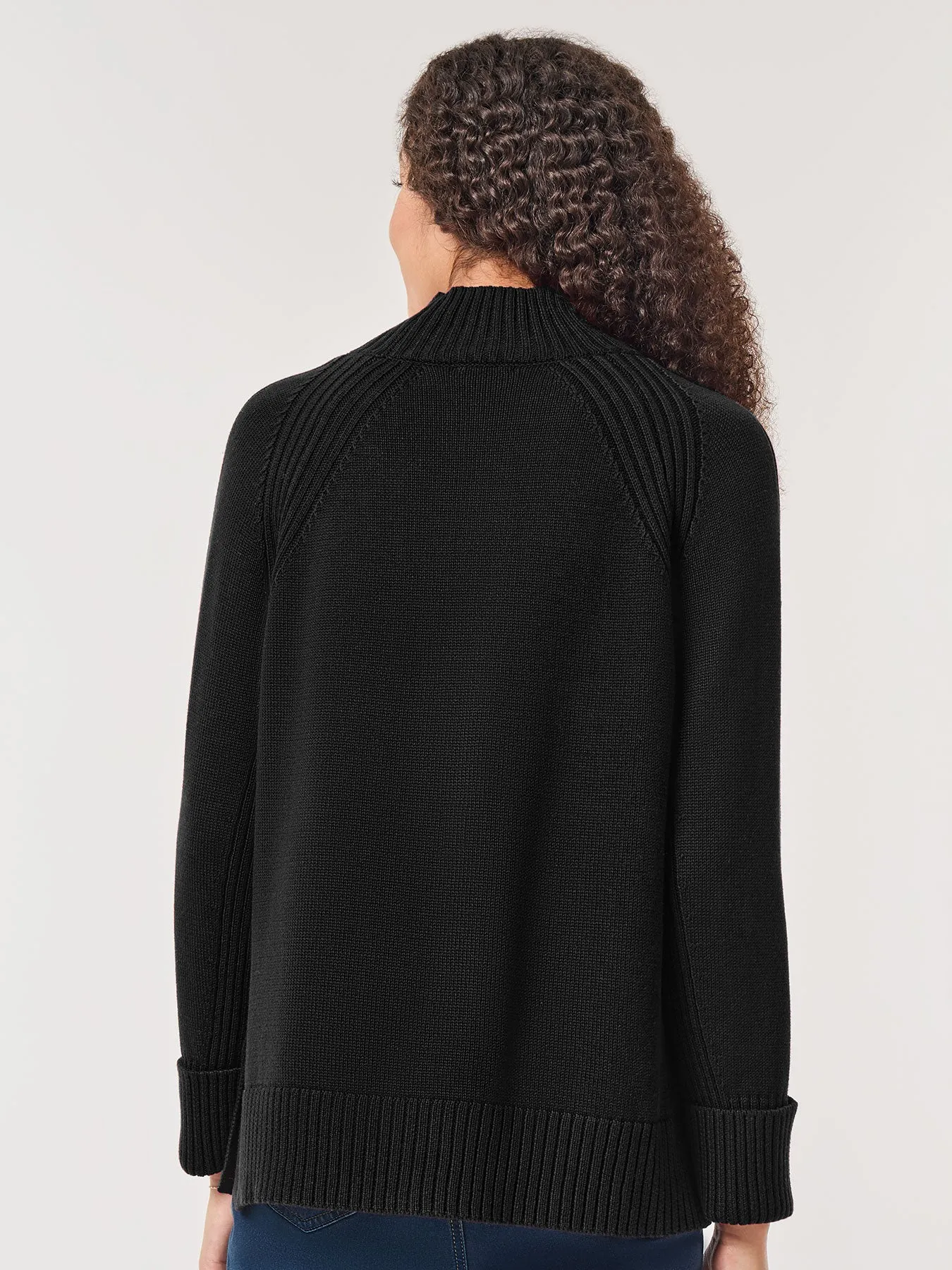 Directional Ribbed Sweater