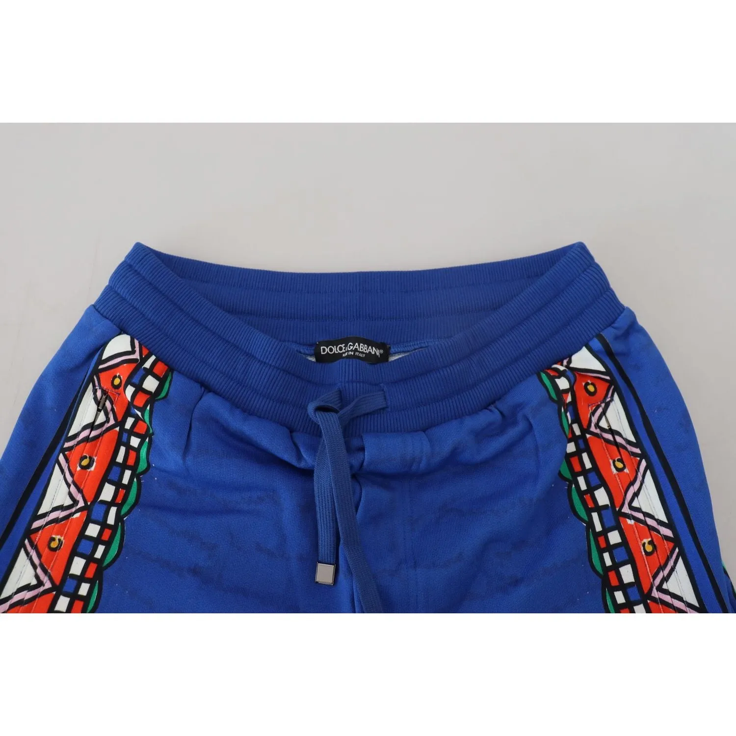 Dolce & Gabbana Elegant Multicolor Printed Cotton Shorts