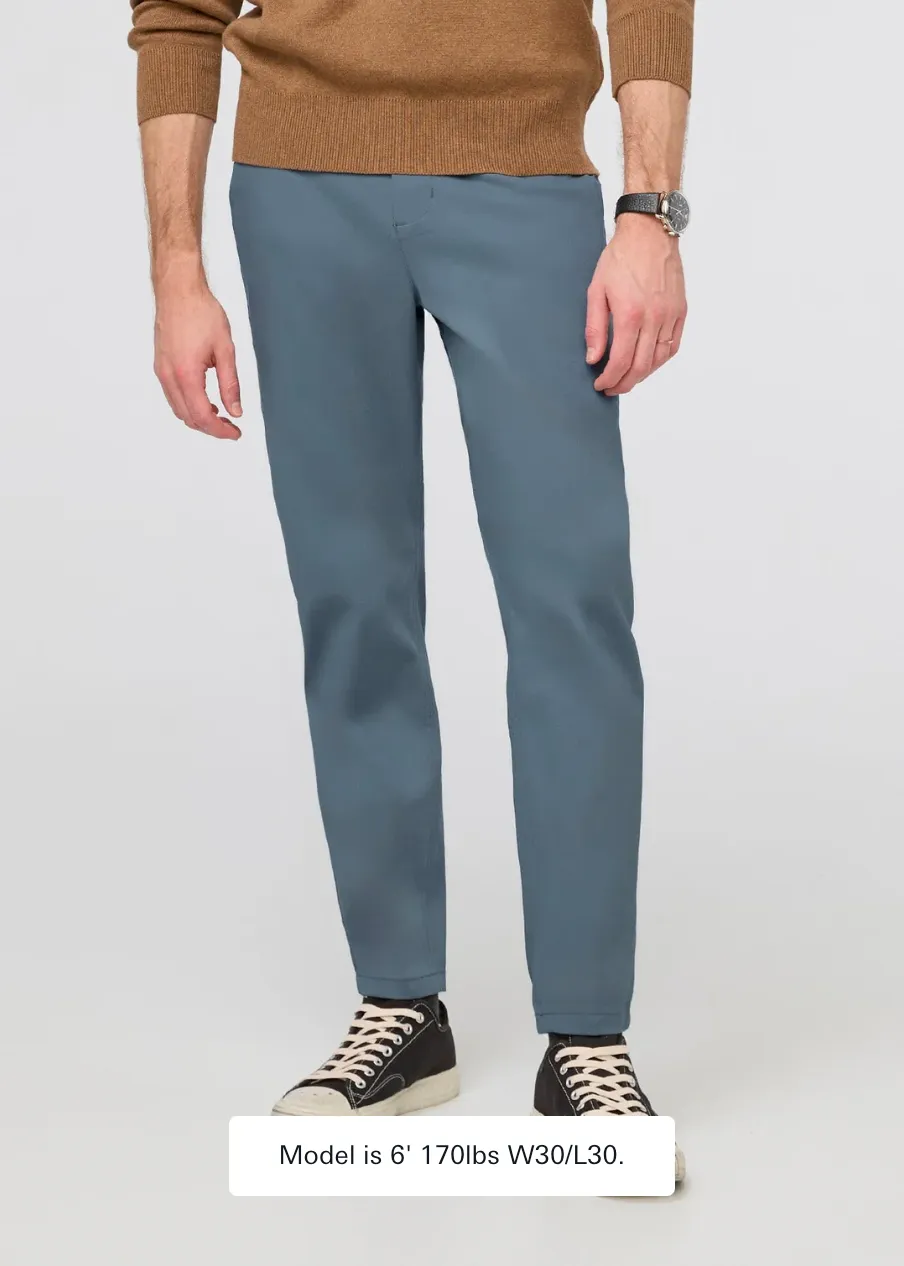 Duer Men's NuStretch Flex Pant - Steel Blue