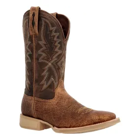 Durango Men's Rebel Pro Lite Rustic Tan & Tobacco Leather Square Toe Boot DDB0357