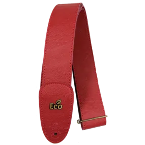 Ecolite Strap Vegan Premium Guitar 2" Crimson