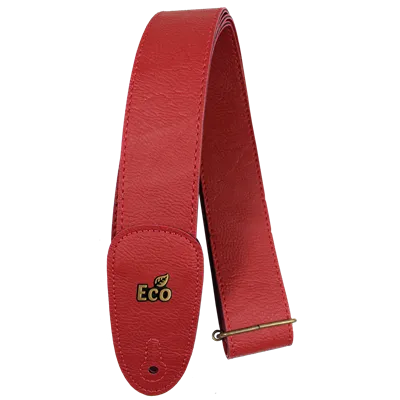 Ecolite Strap Vegan Premium Guitar 2" Crimson