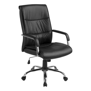 Ergonomic PU Leather Executive Office Chair, Lumbar Support