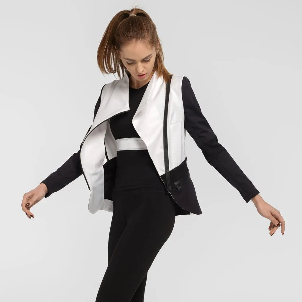 Frances Jacket Black And White