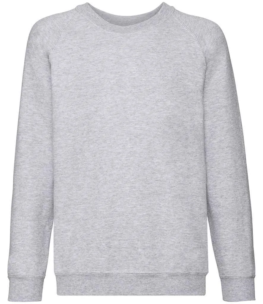 Fruit of the Loom Classic Raglan Sweatshirt (Childrens)